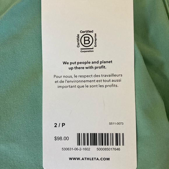 Athleta Featherweight Stretch Mint Green Jogger NWT - Picture 3 of 5